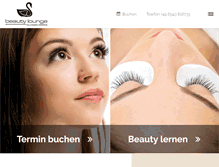 Tablet Screenshot of beauty-lounge-buechenbeuren.de